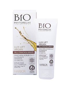 Phytorelax Bio Lux Lift Argan  Illuminating Scrub Mask 2 In 1 (75 ml)