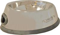 Hondenbak RVS zwaar anti slip ovaal 36 cm - Gebr de boon