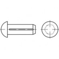 TOOLCRAFT TO-5379018 Halfronde kerfnagel 4 mm RVS A2 100 stuk(s) - thumbnail