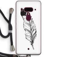 Pluim: HTC U12+ Transparant Hoesje met koord Pluim: HTC U12+ Transparant Hoesje met koord
