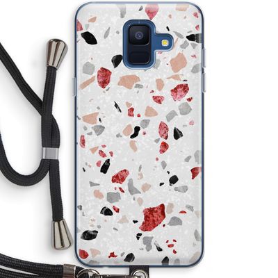 Terrazzo N°12: Samsung Galaxy A6 (2018) Transparant Hoesje met koord