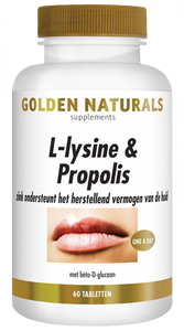 Golden Naturals L-lysine & Propolis Tabletten