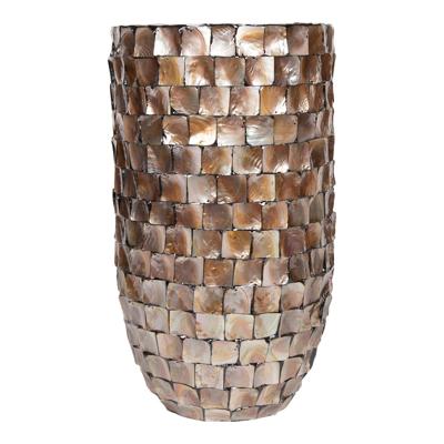 Daven Bronzen poly shell pot rond hoog M
