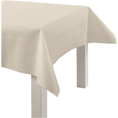 Creativ Company Tafelkleed gemaakt van namaaktextiel, b: 125 cm, 70 gr, crème, 10 m/ 1 rol