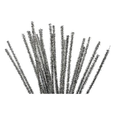 Creativ Company Chenille zilver 30cm, 50st.