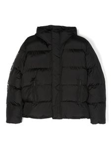 DSQUARED2 KIDS logo-print padded jacket - Noir