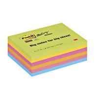 Memoblok post-it 8645 super sticky 203x153mm ass