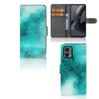 Hoesje Motorola Edge 30 Neo Painting Blue | Portemonnee hoesje