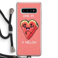 One In A Melon: Samsung Galaxy S10 Plus Transparant Hoesje met koord