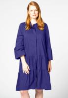 Yoek Dress frilled | Paars | Maat 46/48