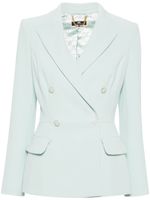 Elisabetta Franchi blazer à boutonnière croisée - Vert - thumbnail