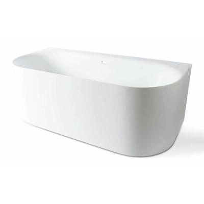 Back To Wall Bad Luca Sanitair Primo Acryl 170x80x60 cm Incl. Afvoerset Mat Wit Luca Sanitair