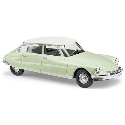 Busch 48035 H0 Auto Citroën DS19 tweekleurig, geel-groen/wit