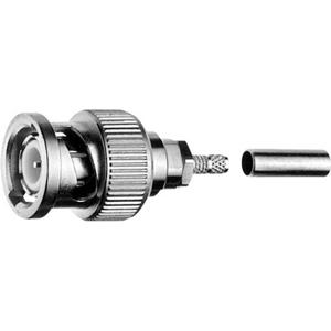 Telegärtner 100023347 100023347 BNC-connector Stekker, recht 50 Ω 1 stuk(s)