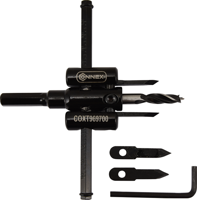 Connex cirkelsnijder gatenzaag 40x120mm - coxt969700