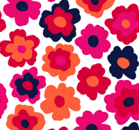 Rode klaproos behang bloemen