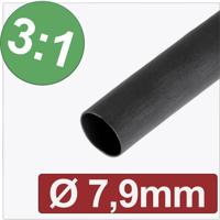 Quadrios 24CA287 Krimpkous met lijm Zwart 7.90 mm 2.63 mm Krimpverhouding:3:1 per meter