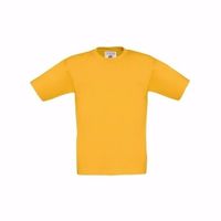 Kinder t-shirt goud geel   -