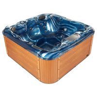 Beliani LASTARRIA - Whirlpools voor buiten-Blauw-Acryl