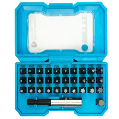 Witte bitset - PH/PZ/Torx/adapter - 32-delig - in box - 31201