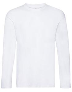 Fruit Of The Loom F243 Original Long Sleeve T - White - XL