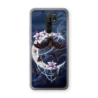Vleermuizen Maan: Xiaomi Redmi 9 Transparant Hoesje