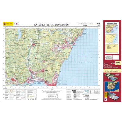 Topografische kaart 1075 MT50 La línea de la Concepción | CNIG - Instituto Geográfico Nacional1