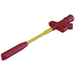 SKS Hirschmann KLEPS 2700 rt Grijpklem Steekaansluiting 4 mm CAT III Rood