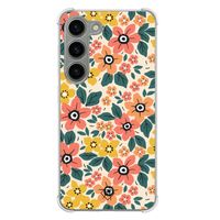Samsung Galaxy S23 siliconen shockproof hoesje - Blossom