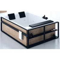 Ligbad Novellini Dual Met Frame 190x140 cm Mat Wit Ligbad Novellini Dual Met Frame 190x140 cm Mat Wit