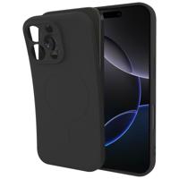 Just in Case Premium Liquid Color TPU Case Magsafe voor Apple iPhone 16 Pro Telefoonhoesje Zwart