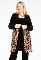 Yoek Vest met strik GRAPHIC | Zwart | Maat 58/60