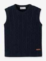 Mouwloze trui NMMROMAN jongen NAME IT marineblauw