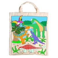Goki katoenen tas - dinosaurus