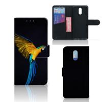Nokia 2.3 | Telefoonhoesje | Met pasjeshouder | Papegaai