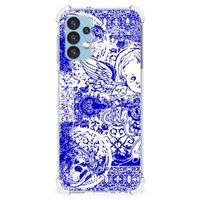 Extreme Case Samsung Galaxy A13 (4G) Angel Skull Blauw