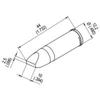 Ersa 0242CDLF100 Soldeerpunt Beitelvorm Grootte soldeerpunt 10 mm Inhoud: 1 stuk(s)