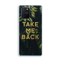 Take me back: Samsung Galaxy Note 10 Lite Transparant Hoesje