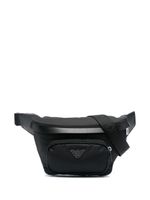 Emporio Armani sac banane à plaque logo - Noir