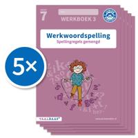 Werkwoordspelling werkboek 3 groep 7 (Set van 5) (Paperback)