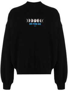 Off-White sweat en coton à imprimé graphique - Noir