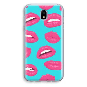 Bite my lip: Samsung Galaxy J5 (2017) Transparant Hoesje