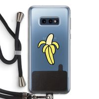 Banana: Samsung Galaxy S10e Transparant Hoesje met koord