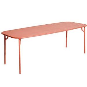 Petite Friture Week-end tuintafel 220x85 Coral