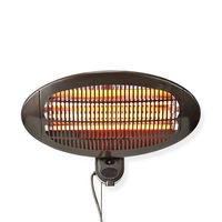 Nedis Patio Verwarmer | 2000 W | IP34 | Zwart | 1 stuk - HTPA110EBK HTPA110EBK Nedis Patio Verwarmer | 2000 W | IP34 | Zwart | 1 stuk - HTPA110EBK HTPA110EBK