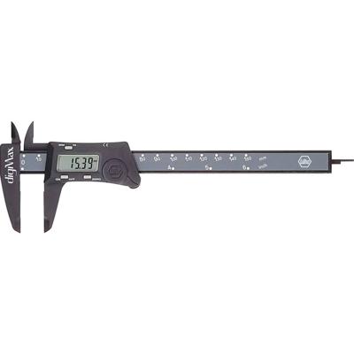 Wiha Dig.Messschieber 150mm Kunstst. Digimax Ables.0,01mm 29422 Digitale schuifmaat 150 mm