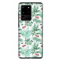 Flamingo bladeren: Samsung Galaxy S20 Ultra Tough Case