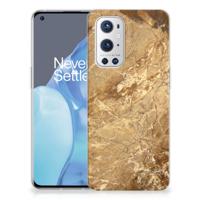 OnePlus 9 Pro | TPU | Siliconen hoesje | Marmer Creme OnePlus 9 Pro | TPU | Siliconen hoesje | Marmer Creme