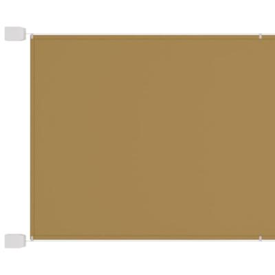Luifel verticaal 100x1200 cm oxford stof beige