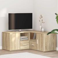 Hoekkast 160x40x45 cm bewerkt hout sonoma eikenkleurig